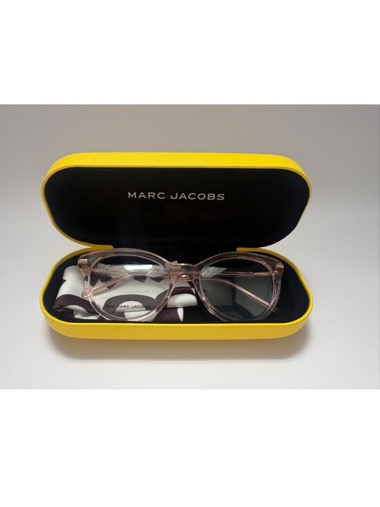Marc Jacobs Pink Transparent Eyeglass Frames w/ case main image 5